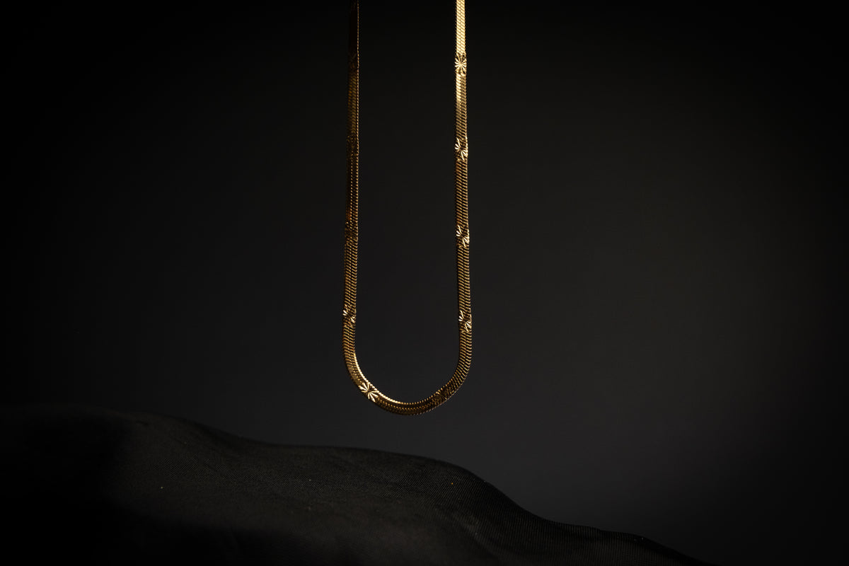 Collar Soléne en Baño de Oro 18k