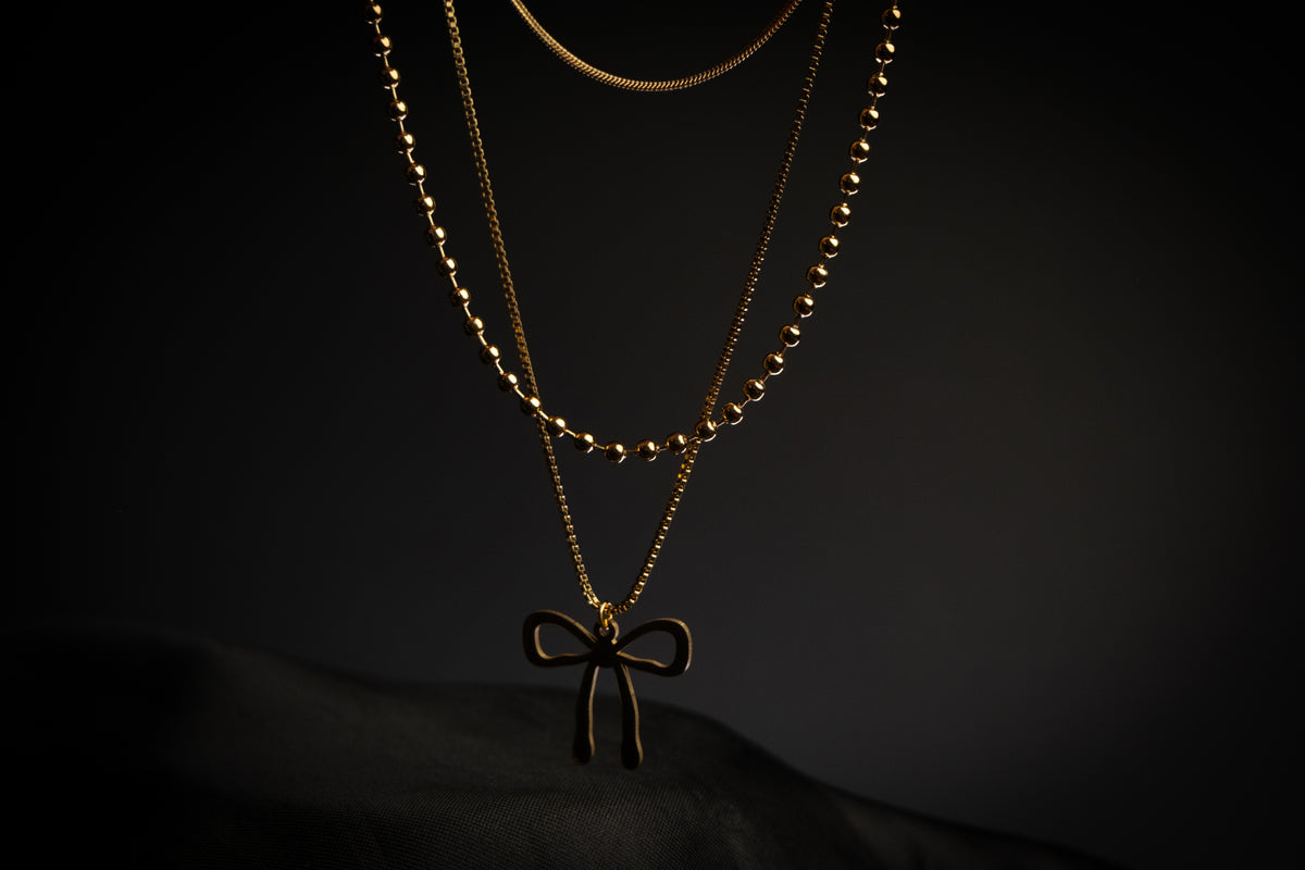 Collar Lucette en Baño de Oro 18k