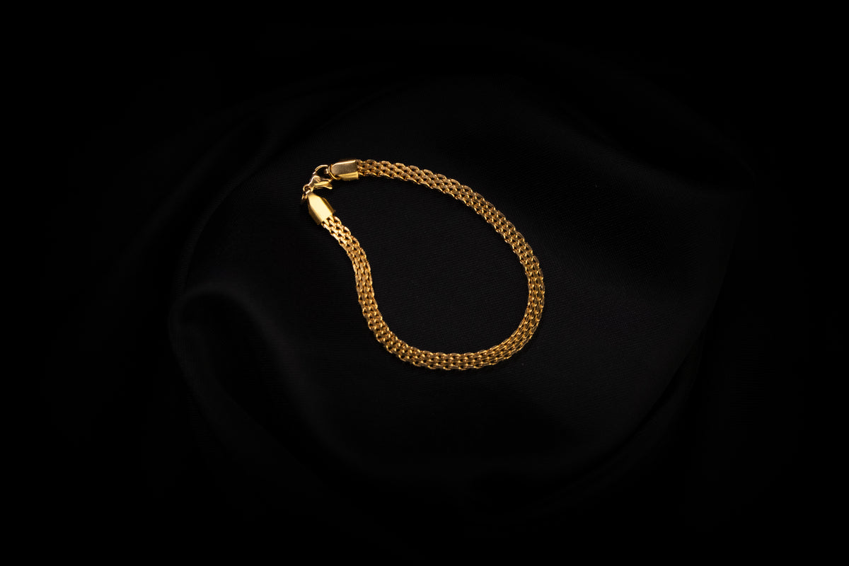 Pulsera Luxéon con Baño en Oro 18k